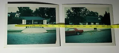 Elvis Presley Photo 2 Color Polaroids Of Vernon's House On Dolan Drive In 1979 • $6