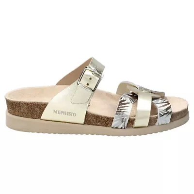 Mephisto Womens Sandals Helma Casual Slip On Buckle Patent Leather • $128.43