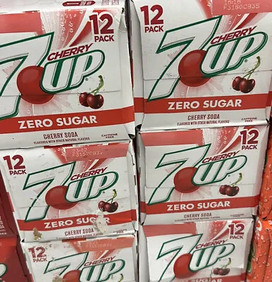 1x 12oz 12pk Cherry 7Up Zero Sugar Cans • £11.42