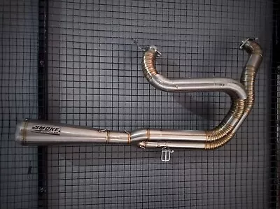 Exhaust Custom Hnadmade Fit For Harley Davidson Dyna 2 Into 1 Original 1999-2017 • $450