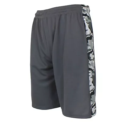 Men's Moisture Wicking Performance Basic Mesh Shorts Gym Lounge Activewear NEW • $10.97