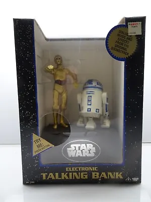 Vintage Star Wars C3po R2d2 Electronic Talking Bank • $64.99