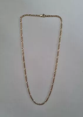 9 Carat Gold Figaro Necklace Chain. 18 . 6g. • £190