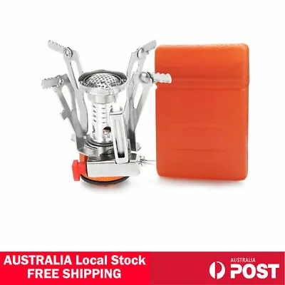 Outdoor Picnic Gas Burner Portable Backpacking Camping Hiking Mini Stove Cooker • $17.90