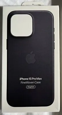 OEM Black IPhone 15 Pro Max FineWoven Case With MagSafe Use On Fine Woven Wallet • $29.99