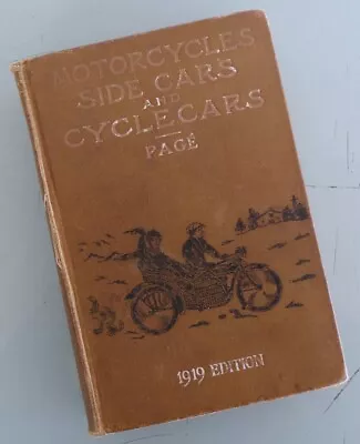 1919 Motorcycle Book Indian Yale Harley Henderson Pope Curtiss Thor Excelsior + • $179.95