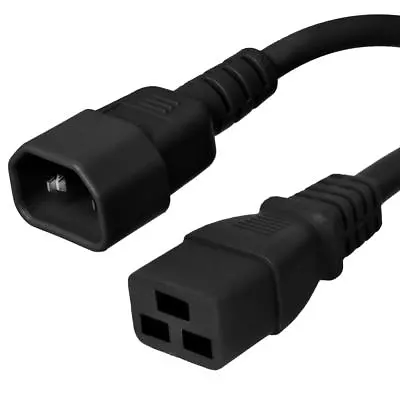 IEC 320 Power Cord C14 To C19 - 15A/250V 14 AWG - Iron Box • $8.80