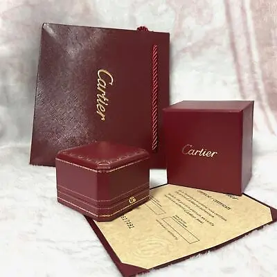 Cartier Empty Box Ring Box Case Jewelry Case Box Gift Bag Inner Box Certificate • $45.91