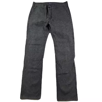 Levi's Denim Jeans Men's 36 X 32 Black Grey Back Flap Pockets Skateboarding • $38.49