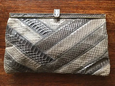 £12 • Buy Jane Shilton Genuine Snake Clutch Hand Bag