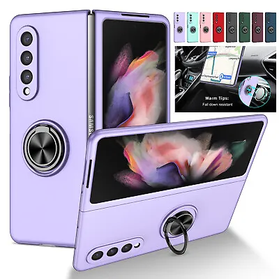 $12.64 • Buy Shockproof Case For Samsung Galaxy Z Fold 1 /Fold 2/Fold 3 Magnetic Ring Stand