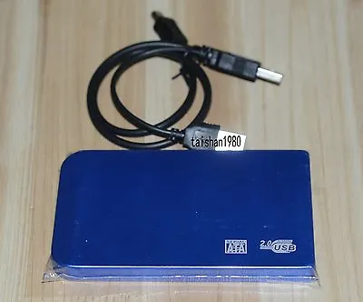 Blue USB2.0 40GB External Hard Drive HDD Portable Laptop Mobile Hard Disk/ • £19.19