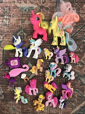 Collection Lot Of My Little Pony Figures Large And Small- Accessories Ponies • $7.45