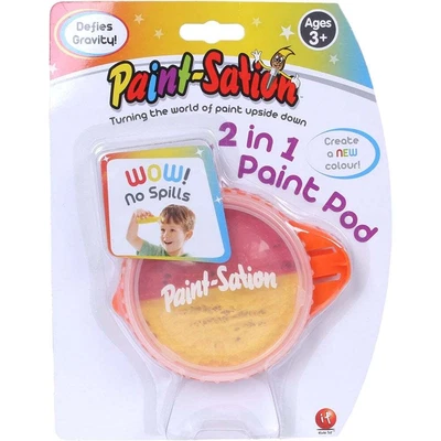 £6.49 • Buy Paint-Sation 2-in-1 Paint Pod - Red & Yellow Anti-Gravity Washable Poster Paint