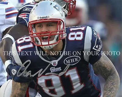 Aaron Hernandez Signed Autograph 8x10 Rpnt Photo Attitude And Tats • $18.99