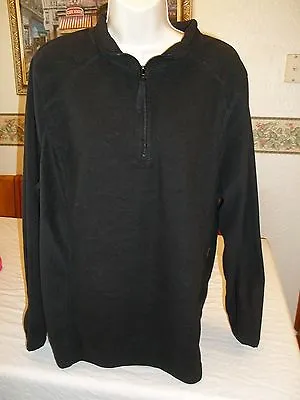 Women's Made For Life 1/4 Zip Fleece Pullover Jacket Black SZ 1X NEW • $21.15