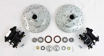 S10 Disc Brake Upgrade Dual Piston Calipers Drilled Slotted Rotors • $349