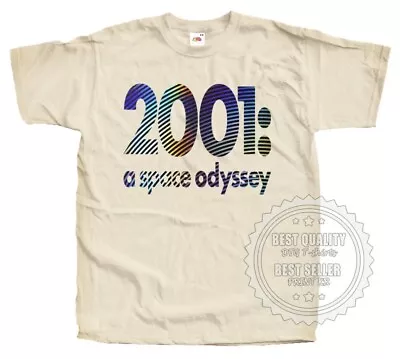 $19 • Buy 2001 A Space Odyssey T SHIRT V20 Movie Poster Natural Vintage All Sizes S To 5XL