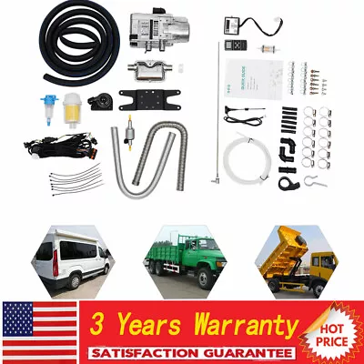 5000W 12V Diesel Water Heater Kit For RV Cars Heat Conduction Coolant Heating • $310