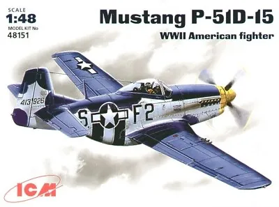 ICM 1/48 North American P-51D-5 Mustang # 48151 - Plastic Model Kit • £15.99
