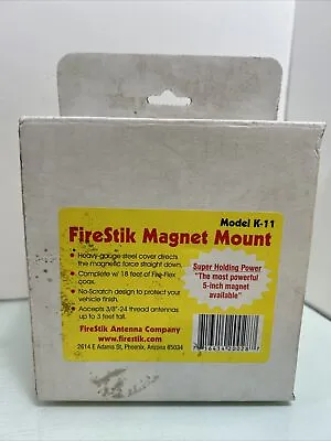 Vintage 1999 Firestik Magnet Mount Model K-11 NOS • $99.99