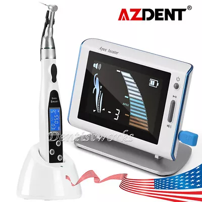 Dental Cordless LED Endo Motor 16:1 Contra Angle/4.5 LCD Apex Locator Root Canal • $88.31