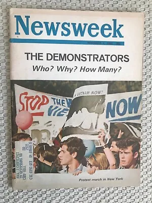 Newsweek 1965 Demonstrators Vietnam War Protest Anti-war Movement Counterculture • $19.99