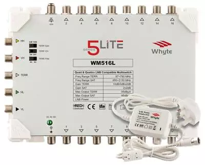 WM516L Series 5 Lite Multiswitch 5 Wire 16 Way - 10036 • £169.89