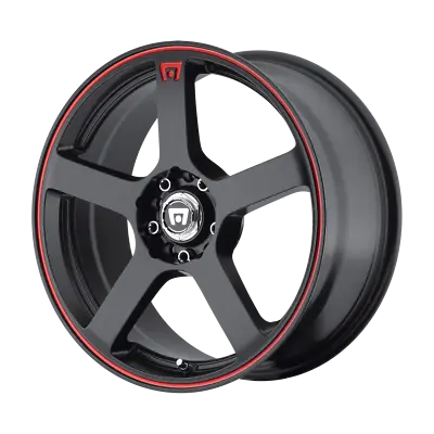 1 New  Matte Black Motegi Racing  Mr116 15x6.5 5-100/114.30  (55209) • $119