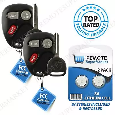 Replacement For GMC Sierra Sonoma Yukon Remote Car Keyless Key Fob Set Pair • $14.95