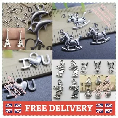 £2.99 • Buy Huge Selection Of Pendant Charms 20 Packs Each Design Jewellery Making Findings
