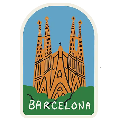£3.85 • Buy Barcelona Spain Sticker Decal Vinyl Travel Souvenir Gift