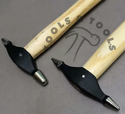 2 Pcs Jewelry Texturing Hammer Designing Forming Metal Silver Smith REPOUSSEE • £16.99