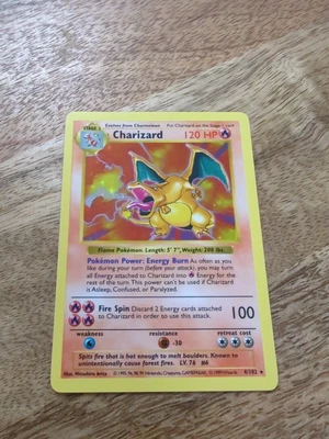 $405 • Buy Pokémon TCG Charizard Base Set 4/102 Holo Shadowless Holo Rare