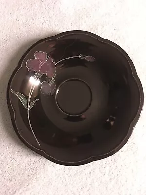 MIKASA RONDO TANGO Shiny Black EJ 702 Saucer • $7