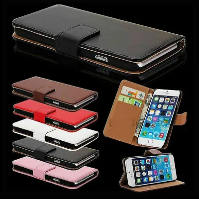 Case For IPhone 13 12 11 8 7 6 Plus Pro Max Mini XR SE Leather Flip Wallet Cover • £3.50