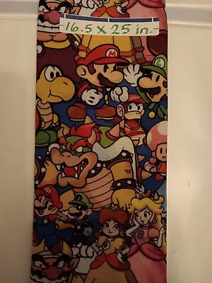 Mario Bros. Cotton Fabric • $10