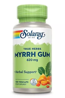 Solaray Myrrh Gum 620mg 100 Capsule • $12.73