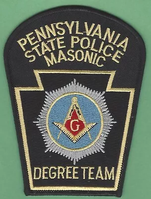 Pennsylvania State Police Masonic Lodge Shoulder • $12