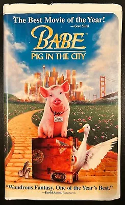 Babe: Pig In The City (VHS 1998) James Cromwell - Tested • $2.49