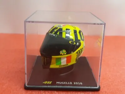 Valentino Rossi Helmet Motorcycle Gp Helmet Agv Mugello 2016 1/5 Scale Model. Newsstand • £46.61
