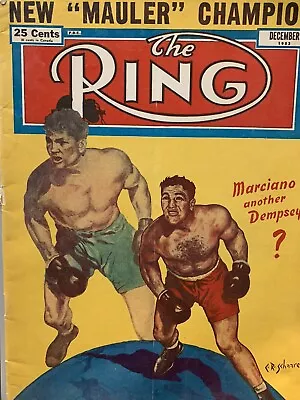 $20 • Buy The Ring Boxing Magazine 1952 Marciano Dempsey