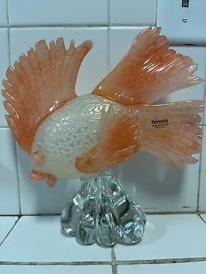 Murano Formia  Medium Glass Fish Figure • $250