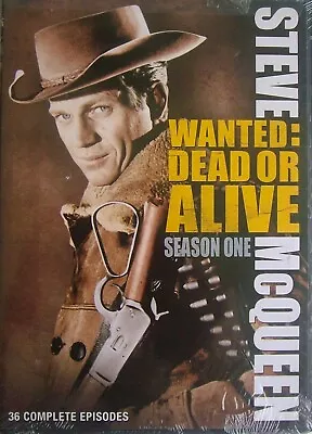 Wanted: Dead Or Alive - Season One (DVD 2009 4-Disc) Steve McQueen • $19.99
