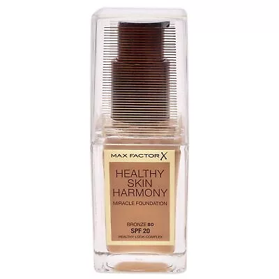 Healthy Skin Harmony Miracle Foundation SPF 20 - 80 Bronze By Max Factor For • $5.47