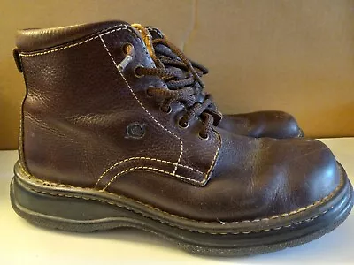 Born Mens Chukka Boots Brown Leather Ankle Lace Up EUR 42 US 8.5 • $24.99