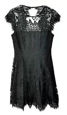 BB Dakota Size 4 New Rihanna Black Lace Cocktail Party Dress • $34.56