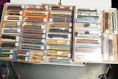 N Scale PASSENGER CAR GN UP SF SP NP AMTK NYC CP PRR Sold Individually • $39.95