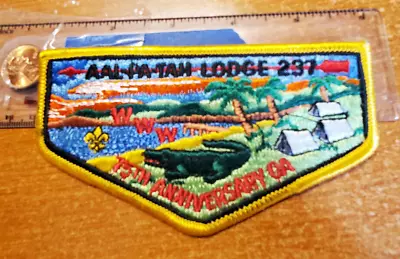 OA AAL-PA-TAH Lodge 237 Issue S-38b75th Anv Gulf Stream Council Florida (1hg) • $6.95