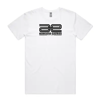 Associated Ae Electrics White Tshirt New Rc10 Vintage Non Genuine Black Logo • $29